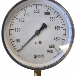 Weksler EA14G Contractor's Pressure Gauge Range 0-500 PSI