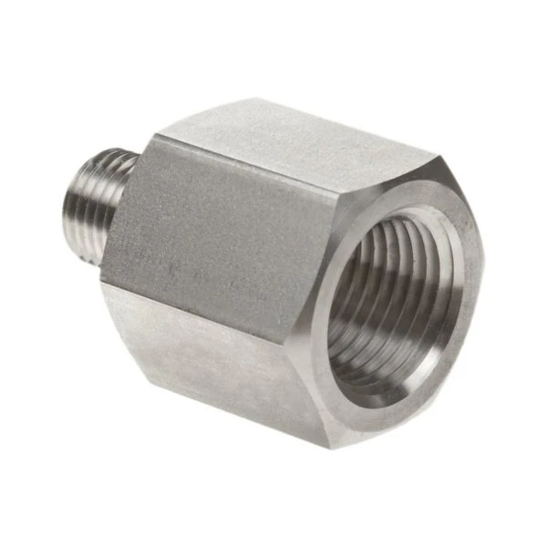 Swagelok Cajon SS-4-RA-2 Stainless Steel Pipe Fitting, Reducing Adapter, 1/4 in. Female NPT x 1/8 in. Male NPT