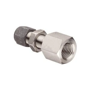 6-4 GH2BZ-SS Parker CPI Female Bulkhead Connector